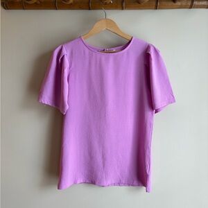 Lavender Short Sleeve Women's Top Perfect for Easter Weekend ✝️🐣🥚🐇